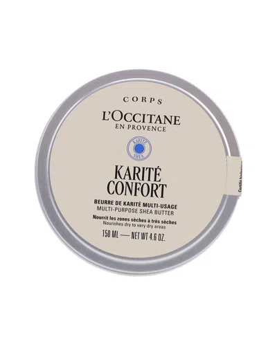 L'occitane 4.6oz Karite Confort Multi-purpose Shea Butter In Transparent