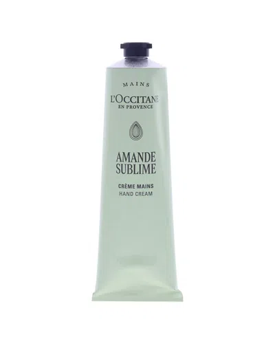 L'occitane 5.3oz Almond Sublime Hand Cream In Transparent