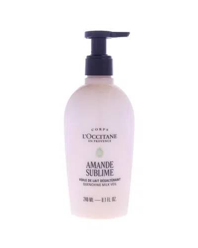 L'occitane 8.1oz Almond Sublime Body Lotion In Transparent