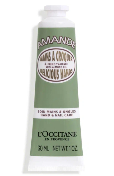 L'occitane Almond Delicious Hands Hand Cream In White