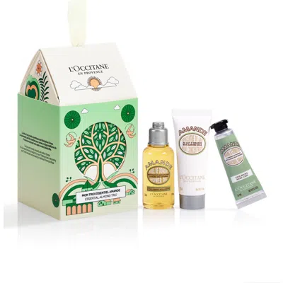 L'occitane Almond Skin Care Ornament Set In Transparent