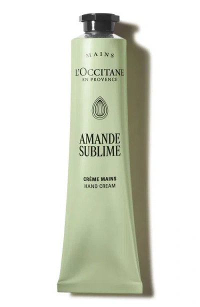 L'occitane Amande Sublime Hand Cream In Transparent