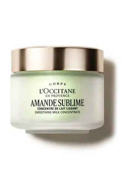 L'occitane Amande Sublime Smoothing Milk Concentrate In Transparent