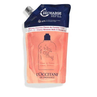 L'occitane - Cherry Blossom Bath & Shower Gel Refill 16.9 Fl oz In White