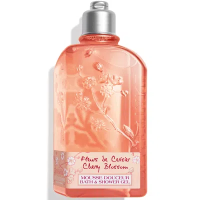 L'occitane Cherry Blossom Body & Shower Gel 250ml In Pink