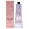 L'occitane Cherry Blossom Hand Cream By Loccitane For Unisex - 5.2 oz Cream In Red/beige