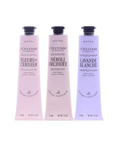 L'occitane Floral Hand Cream Trio In Multi