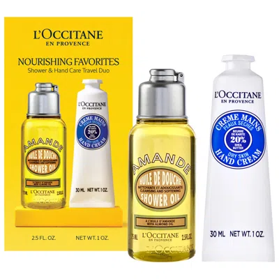 L'occitane Hand And Body Care Nourishing Travel Favorites In White