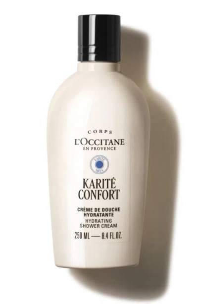 L'occitane Kartié Confort Hydrating Shower Cream In Transparent