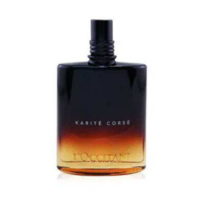 L'occitane Men's Karite Corse Edp Spray 2.5 oz Fragrances 3253581699300 In Amber / Black