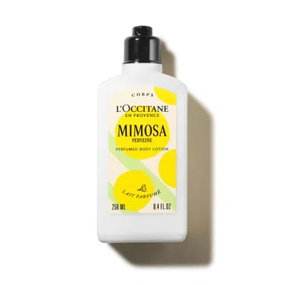 L'occitane Mimosa Verveine Perfumed Body Lotion 8.4 In Yellow