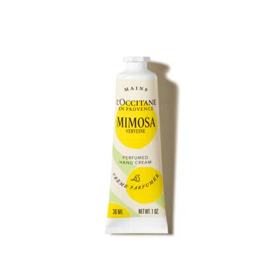 L'occitane Mimosa Verveine Perfumed Hand Cream 1 Fl oz In Yellow
