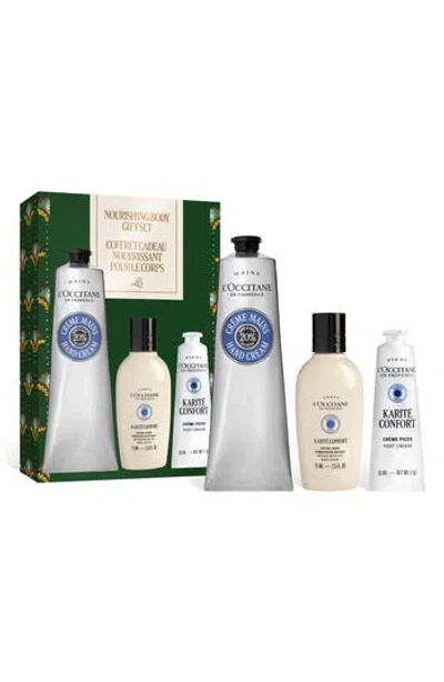 L'occitane Nourishing Mani-pedi Gift Set $64 Value In No Color