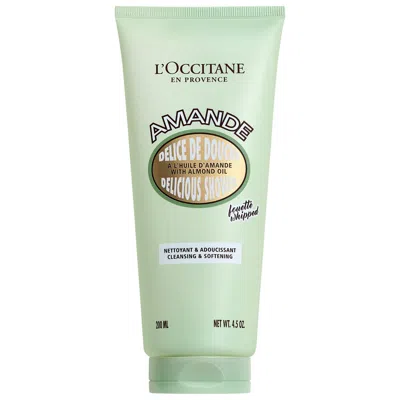 L'OCCITANE NOURISHING WHIPPED ALMOND DELICIOUS SHOWER BODY CLEANSER 4.5 OZ / 200 ML