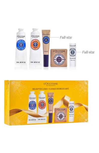 L'occitane Shea Butter Classics Set $64 Value In Transparent