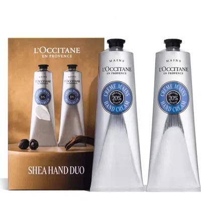 L'occitane Shea Butter Hand Cream Duo (nordstrom Exclusive) $68 Value In White