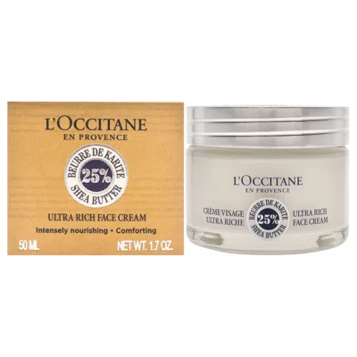 L'occitane Shea Butter Ultra Rich Face Cream By Loccitane For Unisex - 1.7 oz Face Cream In White