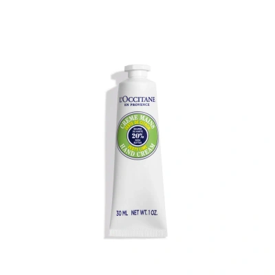 L'occitane Shea Butter Zesty Lime Hand Cream 1 Fl oz In White