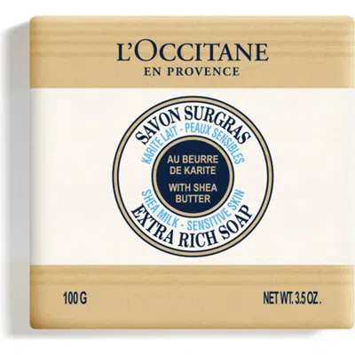 L'occitane Shea Milk Sensitive Skin Extra Rich Soap In No Color