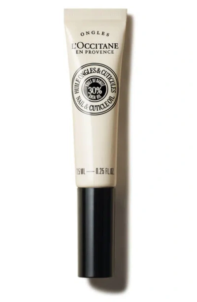 L'occitane Shea Nail & Cuticle Oil In Transparent