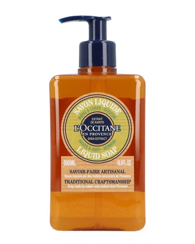 L'occitane Unisex 16.9oz Shea & Verbena Liquid Soap In Brown