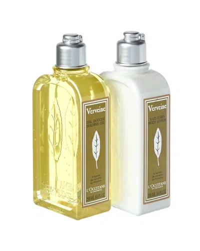 L'occitane Unisex Fresh & Zesty Verbena Set In Transparent