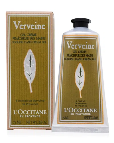 L'occitane Verbena Cooling Hand Cream Gel In White