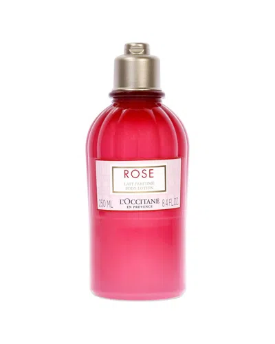 L'occitane Women 8.4oz Rose Body Lotion In Transparent