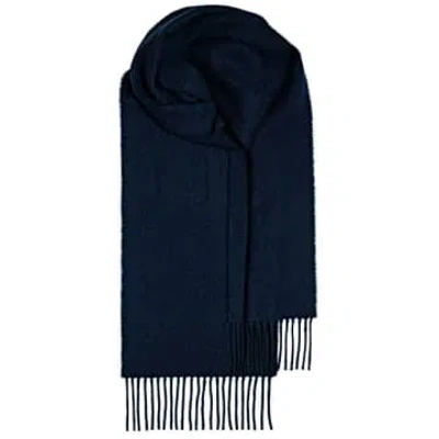 Lochcarron Of Scotland Bowhill Lambswool Scarf In Blue