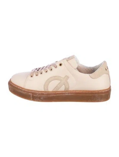 Pre-owned Loci Canvas Sneakers In Neutral