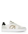 Loci White Seven Low Top Suede Sneakers