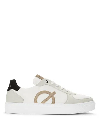 Loci White Seven Low Top Suede Sneakers