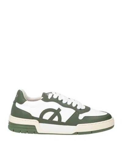 Loci Woman Sneakers Military Green Size 9 Synthetic Material