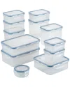 Lock & Lock Locknlock Food Storage 24pc Clear Container Set In Clear