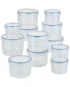 Lock & Lock Easy Essentials Twist 12pc Set In Clear