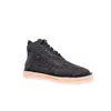 Locklear Thomas Men's Black / Neutrals Calle Handmade Huarache Boot In Black In Black