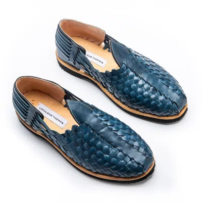 Locklear Thomas Men's Hand Crafted Explorer Loafer In Blue