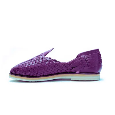 Locklear Thomas Women's Pink / Purple Handcrafted Explorer Loafer In Purple In Pink/purple