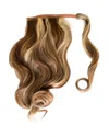 Locks & Mane 14 Clip In Ponytail In Butter Pecan