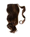 Locks & Mane 14 Clip In Ponytail In Milk Chocolate