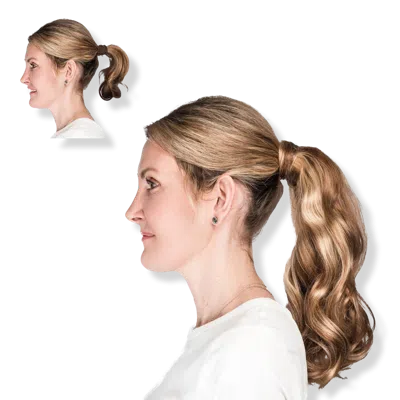 Locks & Mane 14'' Human Hair Ponytail - Butter Pecan