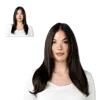 Locks & Mane 16" Clip-in Human Hair Extensions - Dark Chocolate In Brown