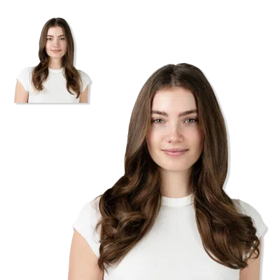 Locks & Mane 16" Clip-in Human Hair Extensions - Milk Chocolate In Brown