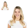 Locks & Mane 16" Clip-in Human Hair Extensions - Vanilla In White