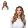 Locks & Mane 18'' Clip-in Human Hair Extension - Butter Pecan