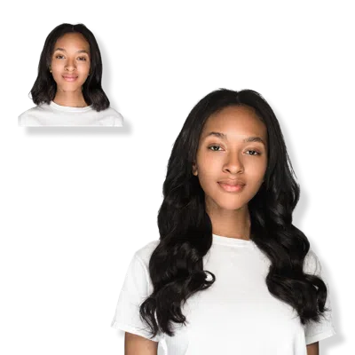Locks & Mane 18'' Clip-in Human Hair Extension - Espresso In Brown