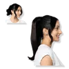 Locks & Mane 18" Human Hair Ponytail - Espreso In Brown