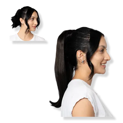 Locks & Mane 18" Human Hair Ponytail - Espreso In Brown