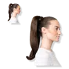Locks & Mane 18" Human Hair Ponytail - Milk Chocolate In Brown