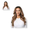 Locks & Mane 20" Clip-in Human Hair Extension - Butter Pecan